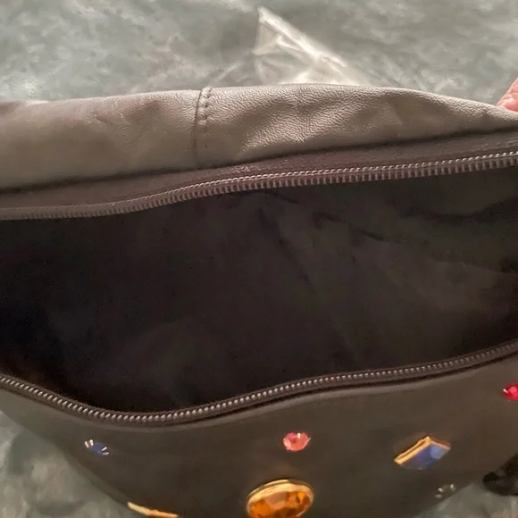 Embellished Black and Quilted Bronze Fanny/Waist Packs - Picture 4 of 6